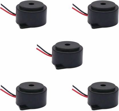 Stookin Electronic Buzzer Alarm Sounder Continuous Sound Beep PACK of 5 Sound Recorder and Sound Circuit Electronic Hobby Kit