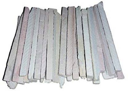 MYNEX Natural White Limestone Slate Pencils. Genuine Limestone Slate Pencils. 100% Natural and Safe to use. weight 500gm Board Chalk