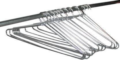 TEGWIN TW-2323 Aluminium Hanger Heavy Aluminium Coat Pack of 12 Hangers For  Coat