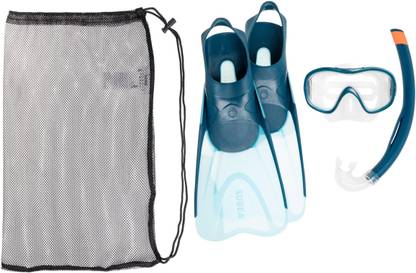 SUBEA by Decathlon ADULT SNORKELING KIT SNK 500 - BLUE BLACK Swimming Kit
