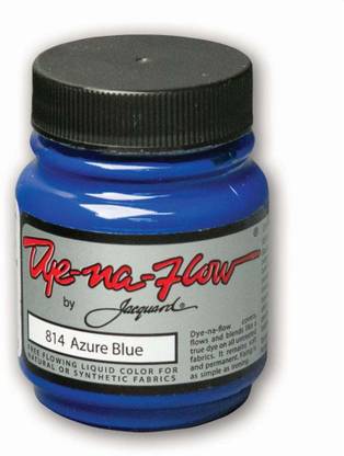Jacquard Fabric Colours - Dye-Na-Flow - 66.54 ML (2.25 Oz) Bottle - Azure Blue (814)