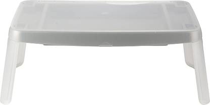 MIGGLO White Lap Desk Table Plastic Portable Laptop Table