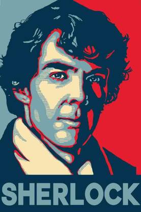 SHERLOCK Waterproof Vinyl Sticker Poster || can2121 Fine Art Print