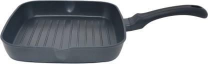 Kreme 3mm Die Cast NonStick Grill Pan 240mm Grill Pan 24 cm diameter 1.2 L capacity