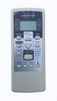 Piyush REMOTE NO 113 FOR INVERTER AC (MODE,IONISER,ECONOMY,TESTRUN,AUTO-BUTTONS) COMPATIBLE TO O-GENERAL Remote Controller