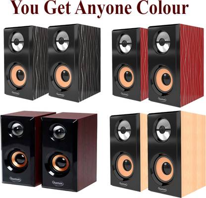 QUANTUM qhm630 high sound portable 10 Laptop/Desktop Speaker (black, 2.1 Channel) 10 W Laptop/Desktop Speaker