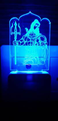 AJANTA MARKETING 3D Led Night Lamp Shiv Shankar New Night Lamp