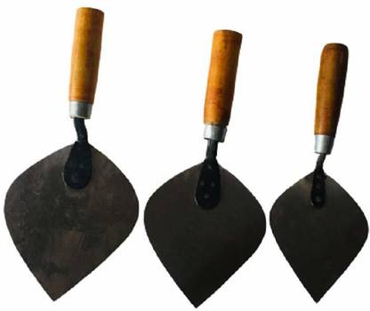 Kenware Trowel with Metal Blade for The Purpose of Construction Metal and Wood Trowel,karni Small, Medium, Large Set (Mason Tool)Garden Trowel 30 cm Garden Trowel