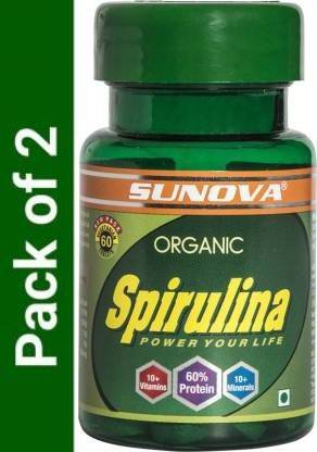 SUNOVA Organic Spirulina Tablet (pack of 2)