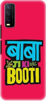 NDCOM Back Cover for VIVO Y20i Baba Ji Ki Booty Funny Quotes Printed