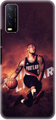 NDCOM Back Cover for VIVO Y20 Kobe Bryant Basketball Player Printed