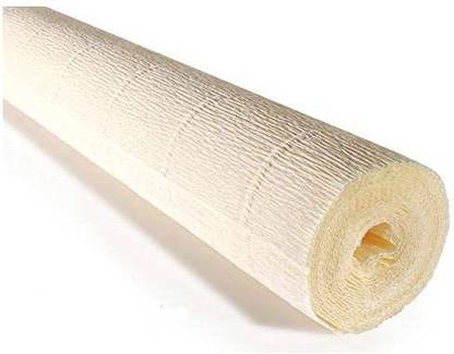 Cartotecnica FloristryWarehouse Crepe Paper roll 180g (20 Inches Wide x 8ft Long) Ivory (Shade 603)