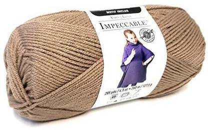 Loops Threads Impeccable Yarn 4.5 oz. One Ball - Soft Taupe