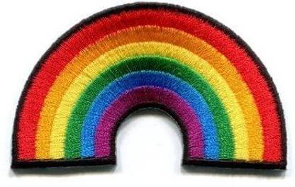 BKKPatch Gay Pride Lesbian Rainbow Flag Retro Love LGBT Appliques Hat Cap Polo Backpack Clothing Jacket Shirt DIY Embroide Iron On/Sew On Patch