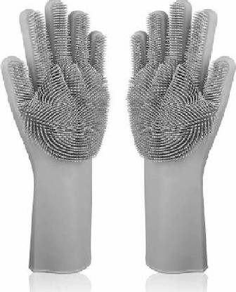 LDL silicone wasing gloves