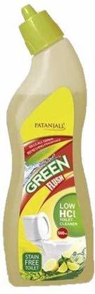PATANJALI Green Flush Toilet Cleaner Low HCL, 500ml Green Flush
