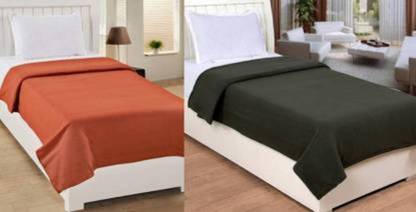 Diamond Multiple Store Solid Single Fleece Blanket for  Mild Winter