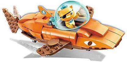 ENLIGHTEN Octonauts GUP-B Tiger Shark Vehicle & Kwazii 113pcs Building Block Set-Without Original Box (3701)