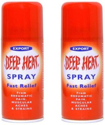 Deep Heat Pain Relief Spray #Imported [ Pack oF 2 ] Spray