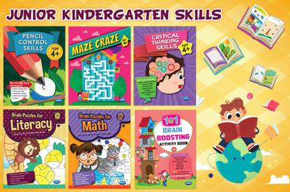 Navneet Junior Kindergarten Skills - 6 Activity Books
