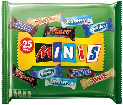 Minis Green Mars Assorted Chocolates Bars