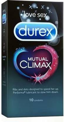 DUREX Mutual Climax Condoms-10 Count (Pack Of 4) Condom