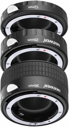 Neewer Metal Auto Focus AF Macro Extension Tube Set 12mm,20mm,36mm for Nikon AF,AF-S Lens DSLR Camera,Such as D7200 D7100 D7000 D5500 D5300 D5200 D5100 D5000 D3300 D3200 D3100 D3000 D700 D600 D500 Fixed Macro Extension Tube