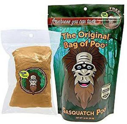 The Original Bag of Poo, Sasquatch Poop ( Cotton Candy) for Novelty Poop Gag Gifts Gift Wrapper Plastic Gift Wrapper