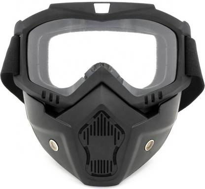 AutoPowerz Goggles and Mask (Clear) Safety Goggles