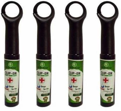 AYURVED MASTER Clip On with Spray Pump Dispenser (20 ml) (Pack Of 5) Hand Sanitizer Pump Dispenser