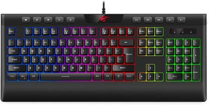 Havit KB487L Wired USB Standard Gaming Keyboard Compatible with Desktop, Laptop, Mac