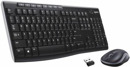 Logitech MK270R Wireless Keyboard & Mouse Combo Set Designed for Gaming
