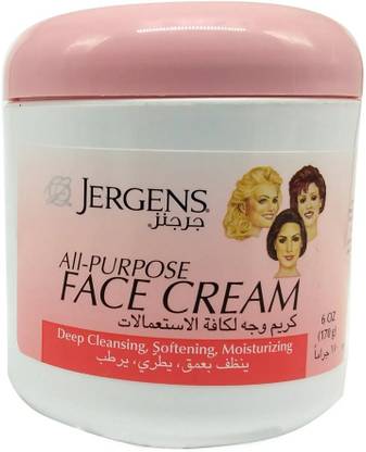 JERGENS All-Purpose Face Cream (Deep Cleansing, Softening, Moisturizing) (170g)