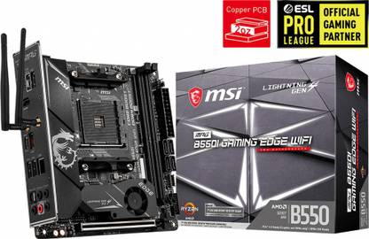 MSI MPG B550I GAMING EDGE WIFI Mini-ITX AM4 Gaming AM4Socket Mini-ITX AMD B450 Chipset DDR4 Motherboard for Desktop
