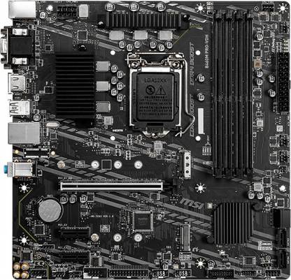 MSI B460M PRO-VDH LGA 1200Socket Micro-ATX Intel B460 Chipset DDR4 Motherboard for Desktop