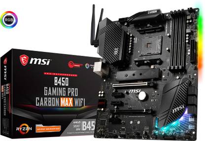 MSI B450 GAMING PRO CARBON MAX WIFI ATX AM4 Gaming AM4Socket ATX AMD B450 Chipset DDR4 Motherboard for Desktop