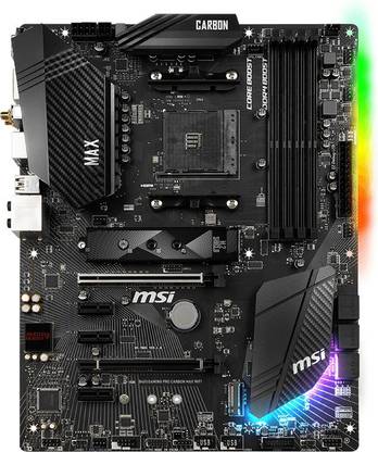 MSI B450 Gaming Pro Carbon Max WiFi AM4Socket ATX AMD B450 Chipset DDR4 Motherboard for Desktop