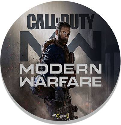 DC Electro Call of Duty Printed Round Mousepad For Computer/Laptop Mousepad