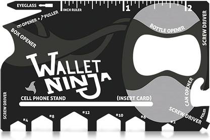 HANDSOME ISK Multiple Uses Pocket Credit Card Shaped Folding Safety Portable Pocket Knife Key Chain