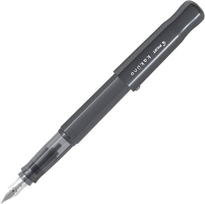PILOT Kakuno Grey (M) Fountain Pen