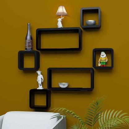 NEWOOD HANDICRAFT MDF (Medium Density Fiber) Wall Shelf