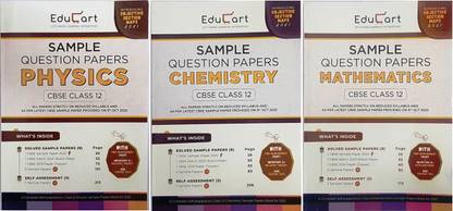 Educart CBSE Class 12 (Phy+che+math) Sample Question Paper