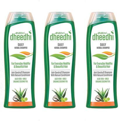 Dhathri Dheedhi Daily Herbal Shampoo ( Pack of 3)