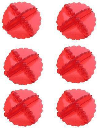 Coozico Silicone Washing Machine Ball Laundry Dryer Ball Durable Cloth Cleaning Ball [pack of 6]red Dishwash Bar