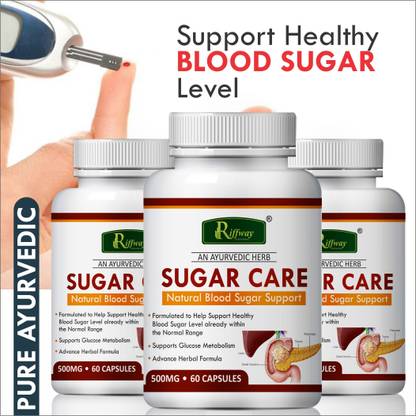 Riffway Sugar care Herbal Medicine Healthy Blood Sugar, Increace Glucose Metabolism