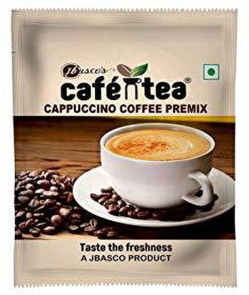 CAFE N TEA Natural Instant Cappuccino Coffee Premix Sachets- 16 g [Pack of 20] Instant Coffee