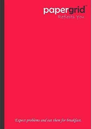 papergrid Rule 76 pages pack Of 6 A4 Notebook Rule 74 Pages