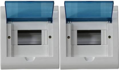Suntech Industries Distribution box 6 Way (pack of 2) ( 03 ) Distribution Board