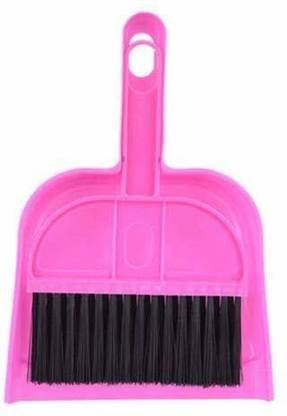 DINERO Multipurpose Mini Dustpan Supdi with Brush Broom Set for Cleaning Drawer Cleaner, Laptops, Keyboards, Dining Table , Car Interior (Pack of 2) Plastic Dustpan Plastic Dustpan