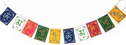 RDK Tibetian Prayer Flags Rectangle Car Window Flag